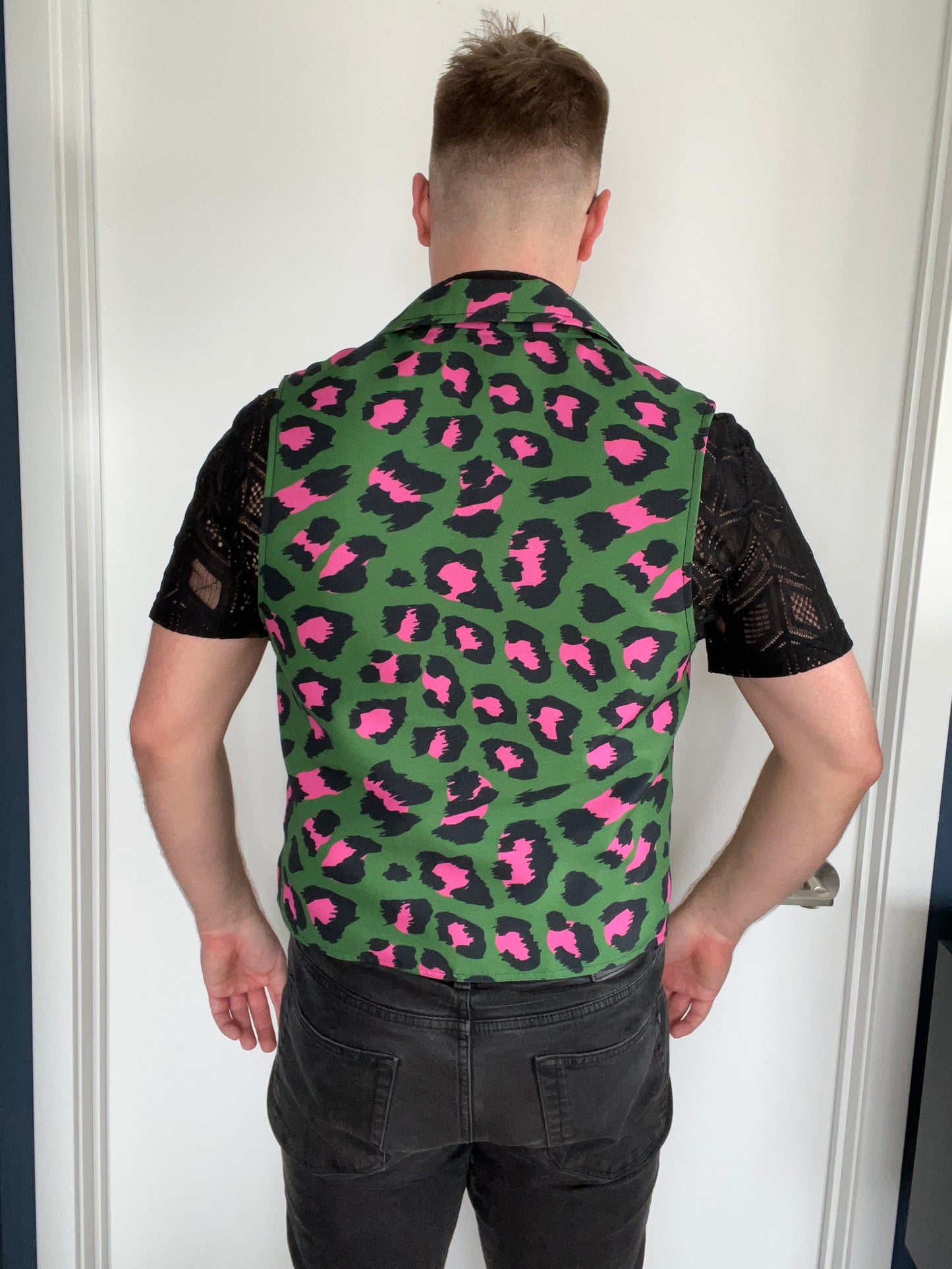 Leopard Print Waistcoat